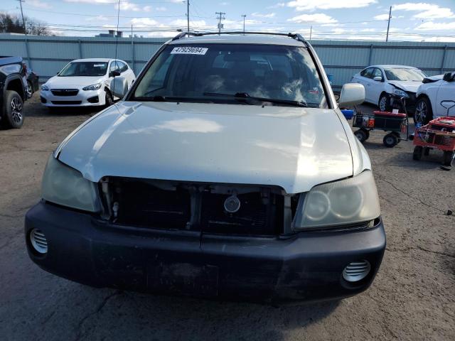 JTEGD21A930064270 - 2003 TOYOTA HIGHLANDER BEIGE photo 5