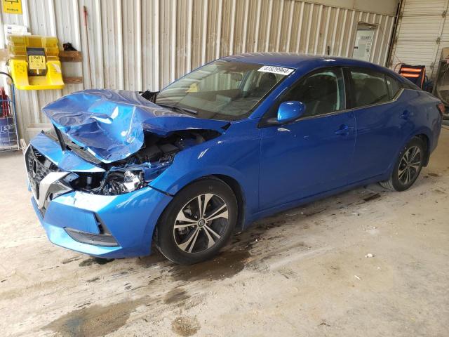 3N1AB8CV4NY206846 - 2022 NISSAN SENTRA SV BLUE photo 1