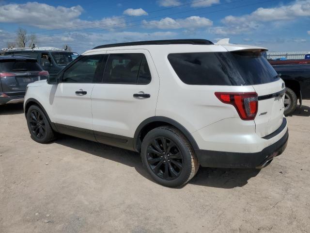 1FM5K8GT5HGB30420 - 2017 FORD EXPLORER SPORT WHITE photo 2