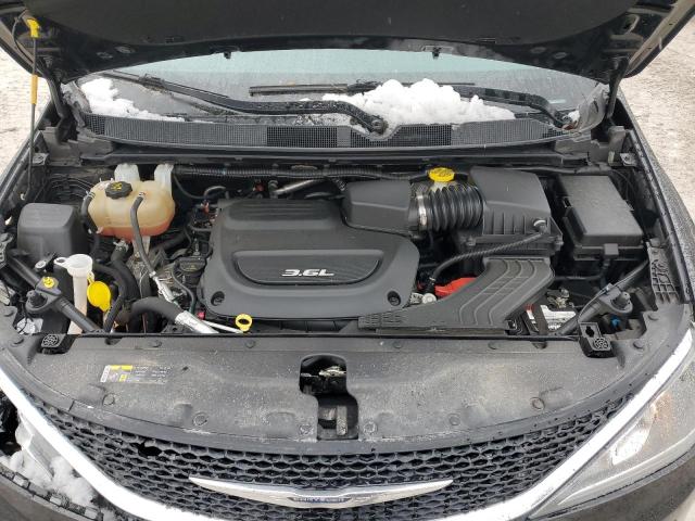 2C4RC1EG1HR653352 - 2017 CHRYSLER PACIFICA TOURING L PLUS BLACK photo 12