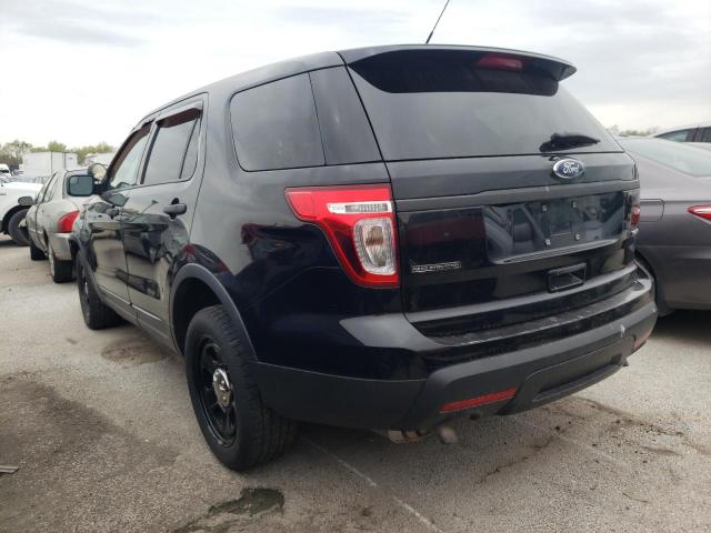 1FM5K8AR9EGA23346 - 2014 FORD EXPLORER POLICE INTERCEPTOR BLACK photo 2