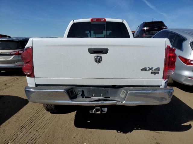 3D7KS29D67G735551 - 2007 DODGE RAM 2500 WHITE photo 6