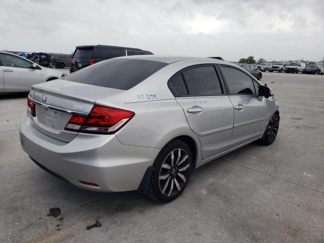 19XFB2F90FE047499 - 2015 HONDA CIVIC EXL ვერცხლისფერი ფოტო 3