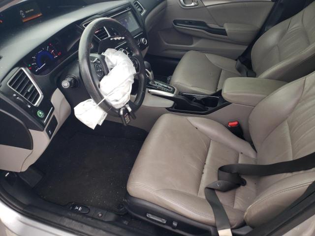 19XFB2F90FE047499 - 2015 HONDA CIVIC EXL ვერცხლისფერი ფოტო 7
