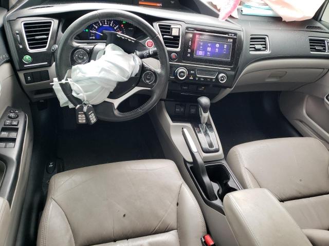 19XFB2F90FE047499 - 2015 HONDA CIVIC EXL ვერცხლისფერი ფოტო 8