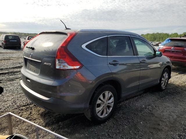 2HKRM4H74DH659597 - 2013 HONDA CR-V EXL GRAY photo 3