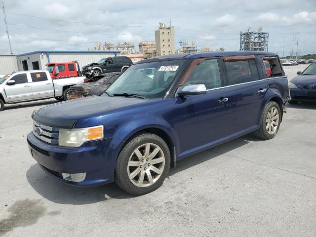 2FMGK5DC8BBD12381 - 2011 FORD FLEX LIMITED BLUE photo 1