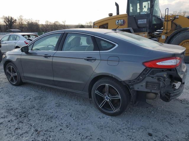 1FA6P0HD4E5359803 - 2014 FORD FUSION SE GRAY photo 2