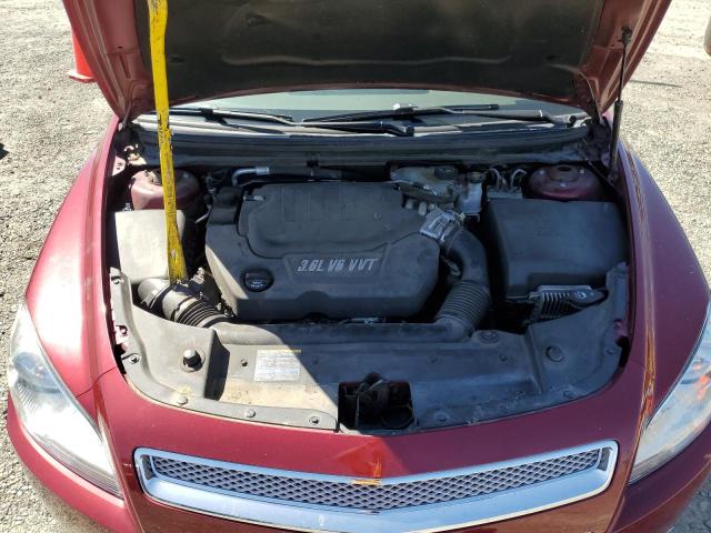 1G1ZK57738F186880 - 2008 CHEVROLET MALIBU LTZ მუქწითელი ფოტო 11