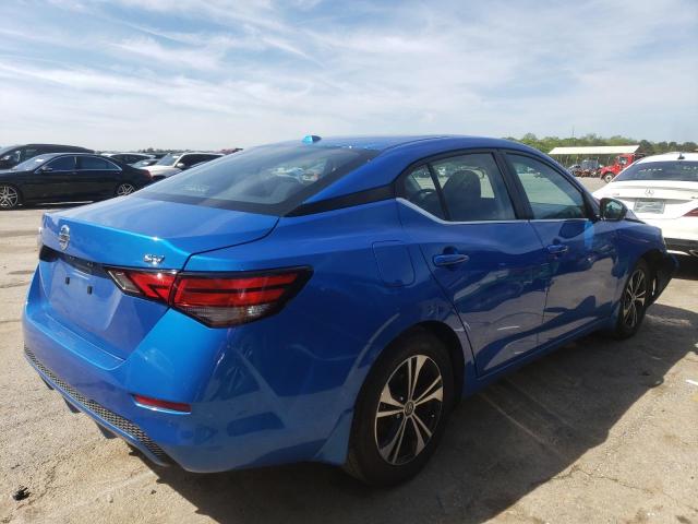 3N1AB8CV5NY205639 - 2022 NISSAN SENTRA SV BLUE photo 3