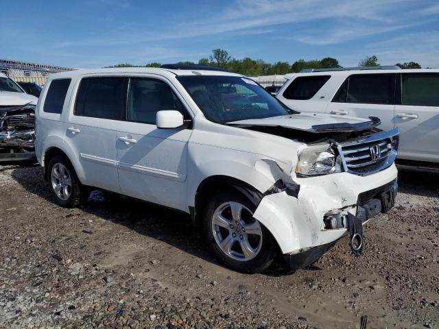 5FNYF4H71FB006331 - 2015 HONDA PILOT EXLN WHITE photo 4