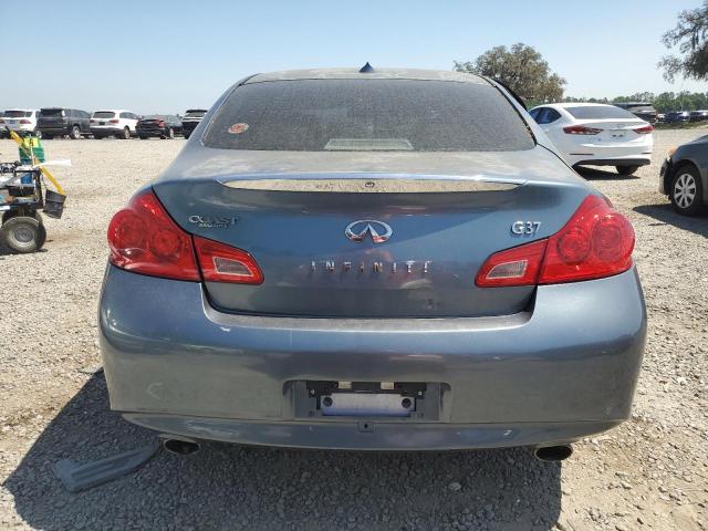 JN1CV6AP9AM407762 - 2010 INFINITI G37 BASE BLUE photo 6