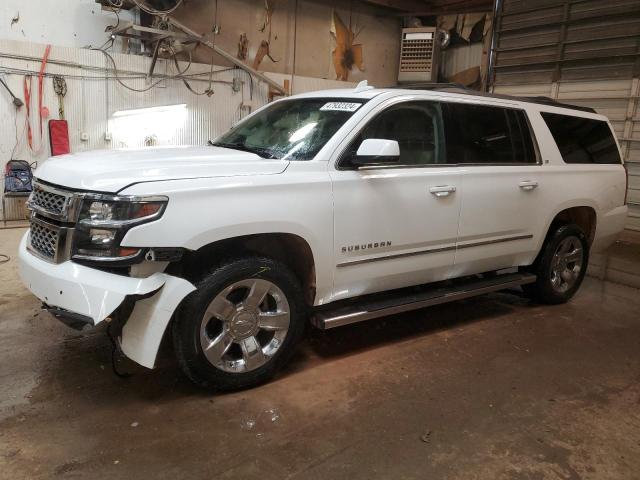 1GNSKHKC4KR148084 - 2019 CHEVROLET SUBURBAN K1500 LT WHITE photo 1