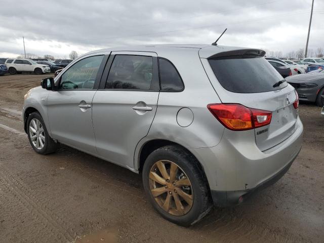 4A4AR3AU9EE015953 - 2014 MITSUBISHI OUTLANDER ES SILVER photo 2