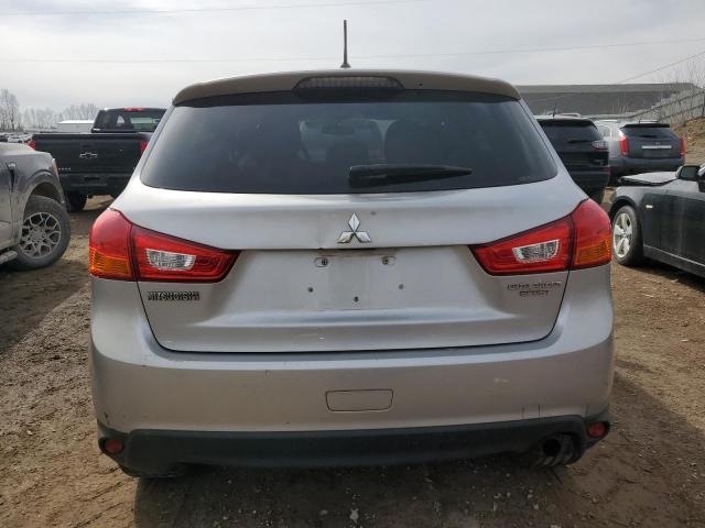 4A4AR3AU9EE015953 - 2014 MITSUBISHI OUTLANDER ES SILVER photo 6