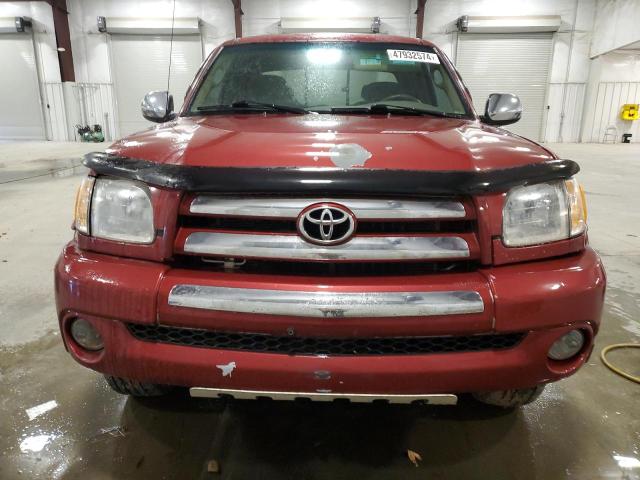 5TBBT44142S285076 - 2002 TOYOTA TUNDRA ACCESS CAB მუქწითელი ფოტო 5