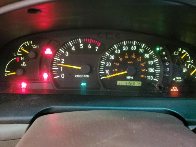 5TBBT44142S285076 - 2002 TOYOTA TUNDRA ACCESS CAB მუქწითელი ფოტო 9