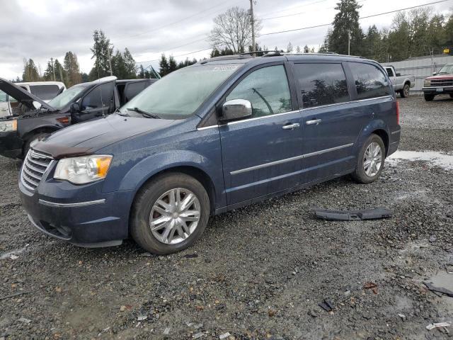 2A8HR64X88R713547 - 2008 CHRYSLER TOWN & COU LIMITED BLUE photo 1