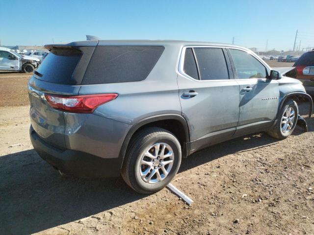 1GNERFKW0LJ248996 - 2020 CHEVROLET TRAVERSE LS SILVER photo 3