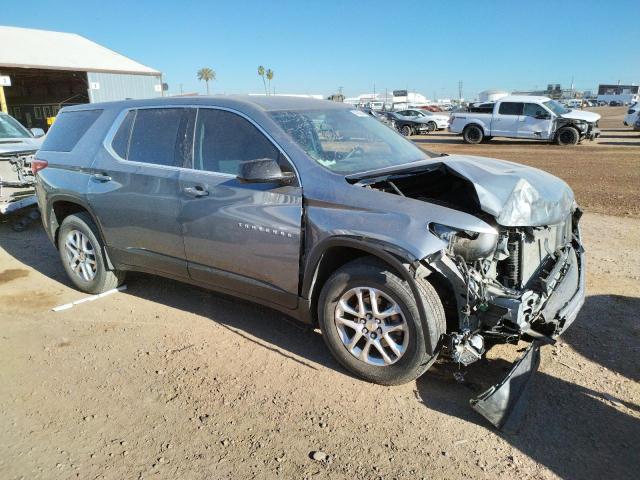 1GNERFKW0LJ248996 - 2020 CHEVROLET TRAVERSE LS SILVER photo 4