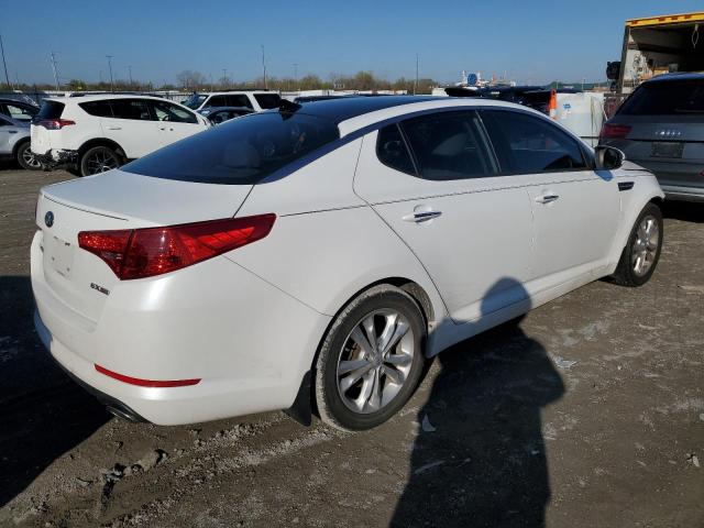 5XXGN4A77DG245367 - 2013 KIA OPTIMA EX WHITE photo 3