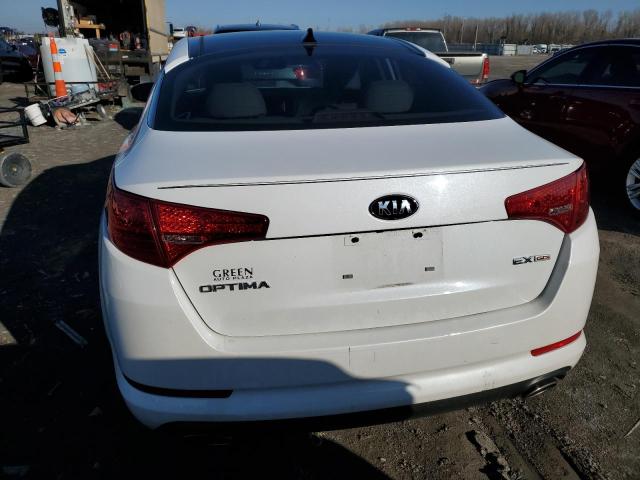 5XXGN4A77DG245367 - 2013 KIA OPTIMA EX WHITE photo 6