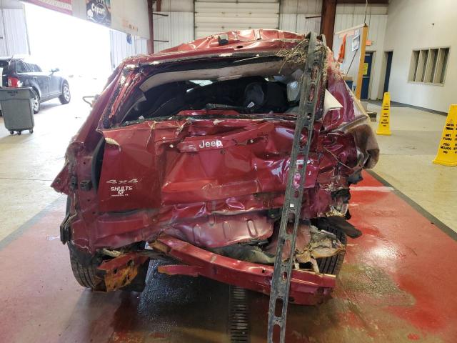 1C4NJDEBXCD600039 - 2012 JEEP COMPASS LATITUDE BURGUNDY photo 6