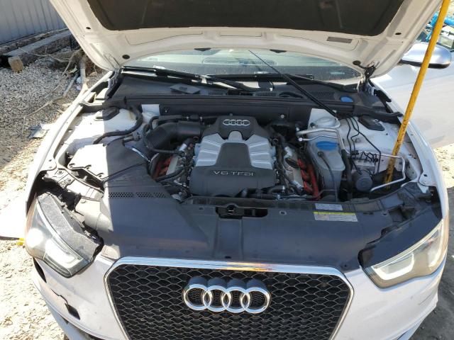 WAU3GAFR1DA005015 - 2013 AUDI S5 PRESTIGE WHITE photo 11