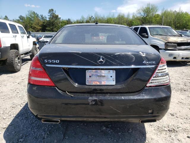 WDDNG9EB5CA437982 - 2012 MERCEDES-BENZ S 550 4MATIC BLACK photo 6