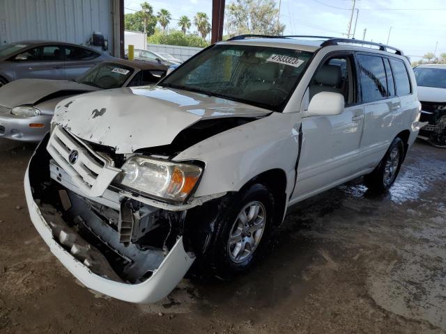 JTEGP21A060095984 - 2006 TOYOTA HIGHLANDER LIMITED WHITE photo 1