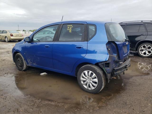 KL1TD66E59B305980 - 2009 CHEVROLET AVEO LS BLUE photo 2