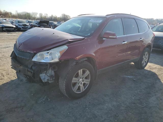 1GNKRGED4BJ133397 - 2011 CHEVROLET TRAVERSE LT RED photo 1