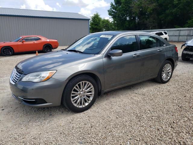 1C3CCBAB6CN262133 - 2012 CHRYSLER 200 LX GRAY photo 1