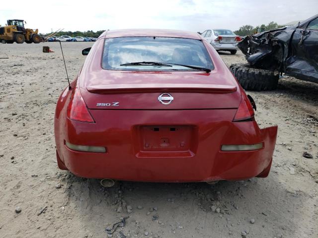 JN1AZ34D33T108420 - 2003 NISSAN 350Z COUPE RED photo 6