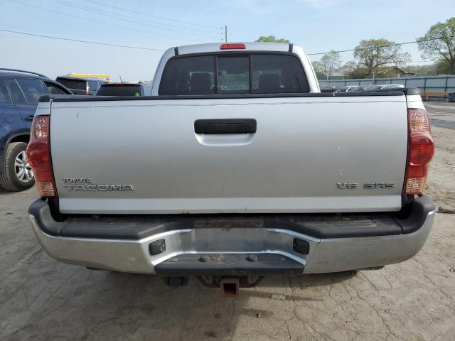 5TEUU42N18Z577606 - 2008 TOYOTA TACOMA ACCESS CAB SILVER photo 6