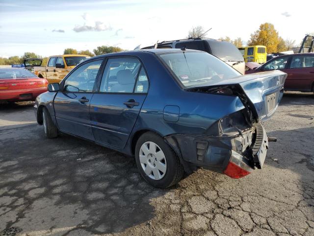 JA3AJ26E34U034799 - 2004 MITSUBISHI LANCER ES BLUE photo 2