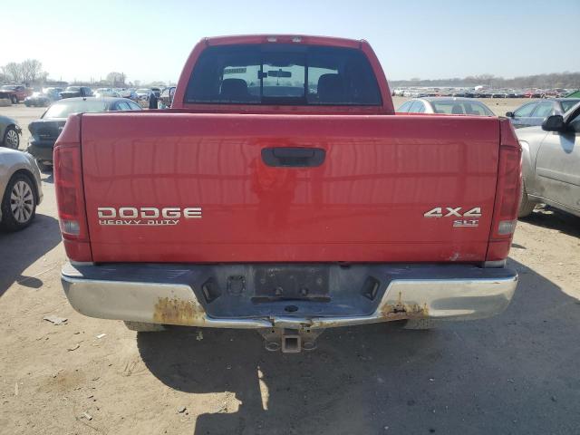 3D7KU28D53G759295 - 2003 DODGE RAM 2500 ST RED photo 6