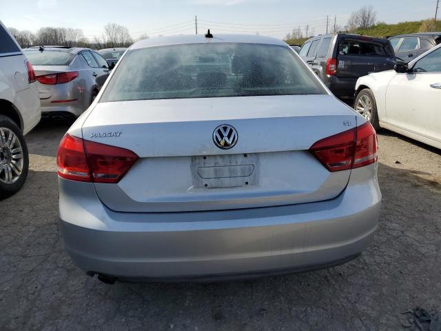 1VWBH7A30DC131501 - 2013 VOLKSWAGEN PASSAT SE Մոխրագույն լուսանկար 6