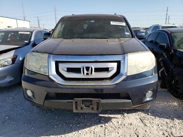 5FNYF3H88AB003826 - 2010 HONDA PILOT TOURING BLUE photo 5