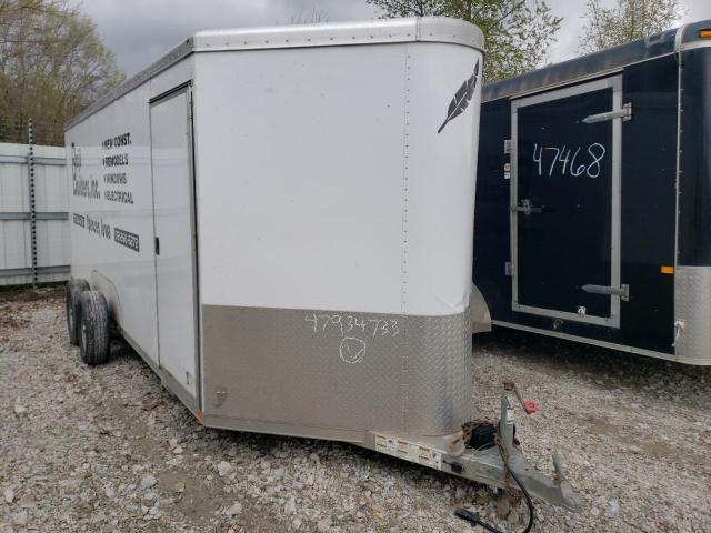 4FGA51821DC126156 - 2013 FEATHERLITE MFG INC TRAILER WHITE photo 1