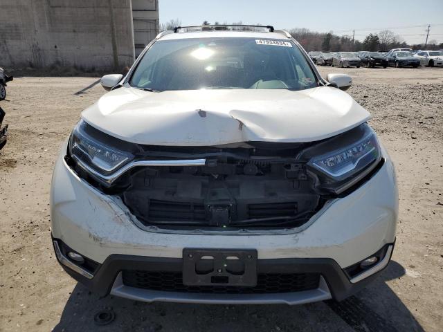 2HKRW2H93JH640809 - 2018 HONDA CR-V TOURING WHITE photo 5