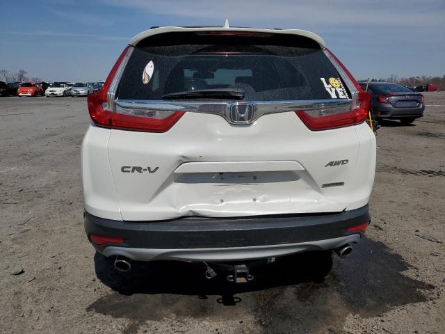 2HKRW2H93JH640809 - 2018 HONDA CR-V TOURING WHITE photo 6