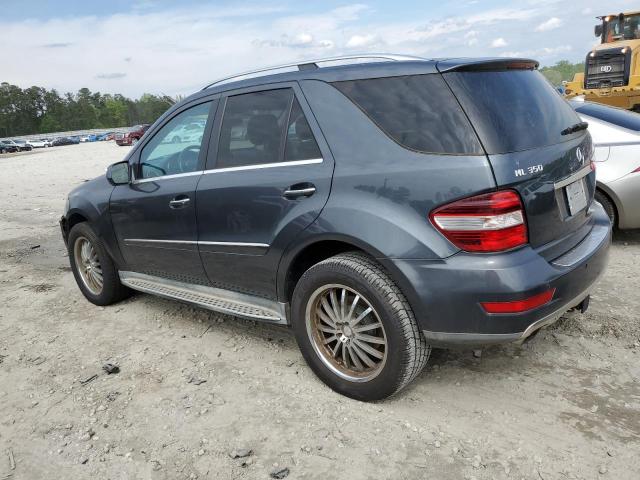 4JGBB8GB1AA601904 - 2010 MERCEDES-BENZ ML 350 4MATIC GRAY photo 2
