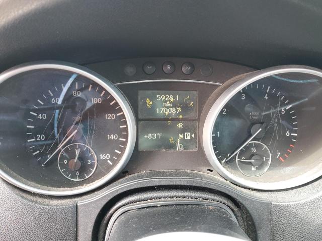 4JGBB8GB1AA601904 - 2010 MERCEDES-BENZ ML 350 4MATIC GRAY photo 9