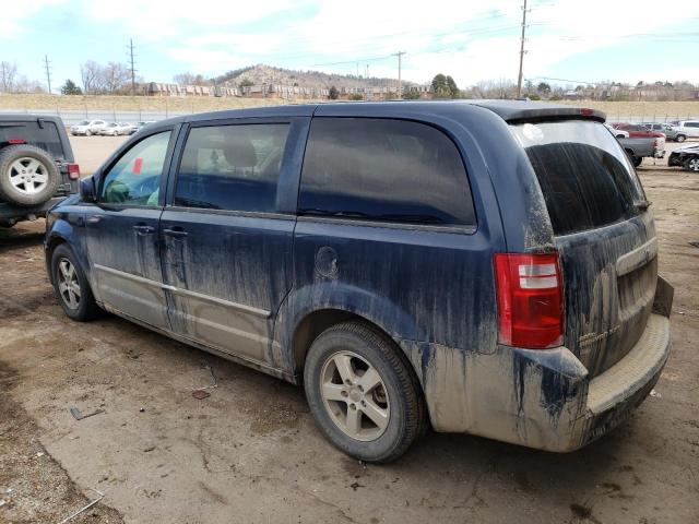 1D8HN54P48B178732 - 2008 DODGE CARAVAN SXT BLUE photo 2