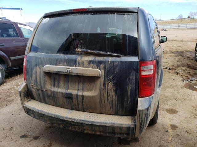 1D8HN54P48B178732 - 2008 DODGE CARAVAN SXT BLUE photo 6