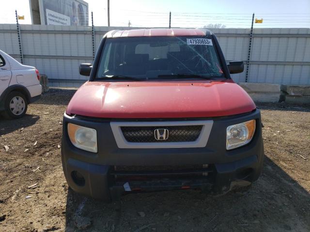 5J6YH286X5L022071 - 2005 HONDA ELEMENT EX RED photo 5