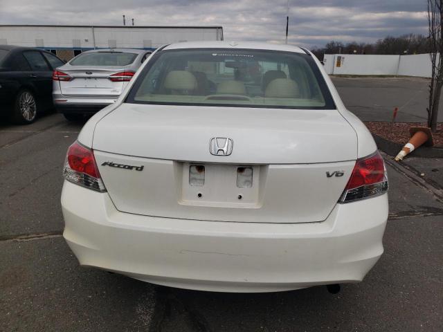 1HGCP36838A018796 - 2008 HONDA ACCORD EXL WHITE photo 6