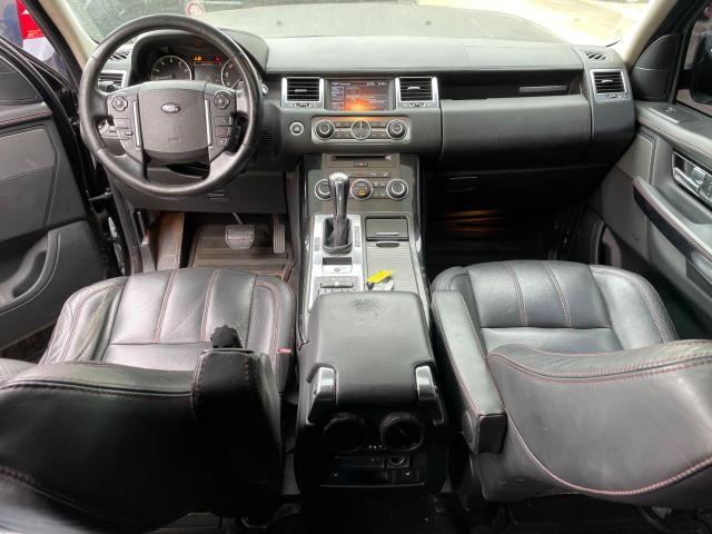 SALSF2D41CA726733 - 2012 LAND ROVER RANGE ROVE HSE BLACK photo 9