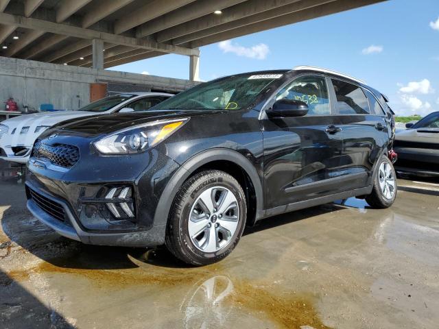 KNDCB3LC6M5471478 - 2021 KIA NIRO LX BLACK photo 1